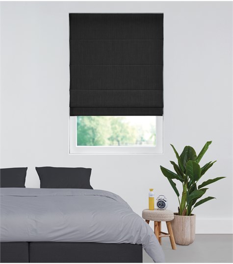 Zwart Vouwgordijn Op Maat (Shimmer Mat Black 221505M 05M)