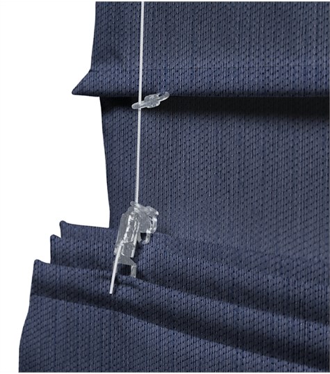 Blauw Vouwgordijn (Madonna Blauw VMADG06M)