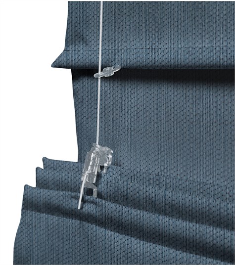 Blauw Vouwgordijn (Madonna Ocean VMADG07M)