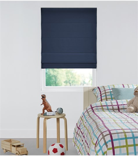 Blauw Vouwgordijn Op Maat (VSIAG29 VSIAG29)