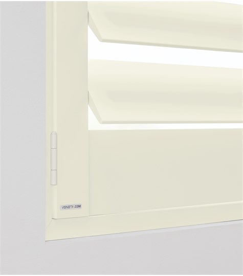 Witte Shutter 114mm (Creamy NW009 9)