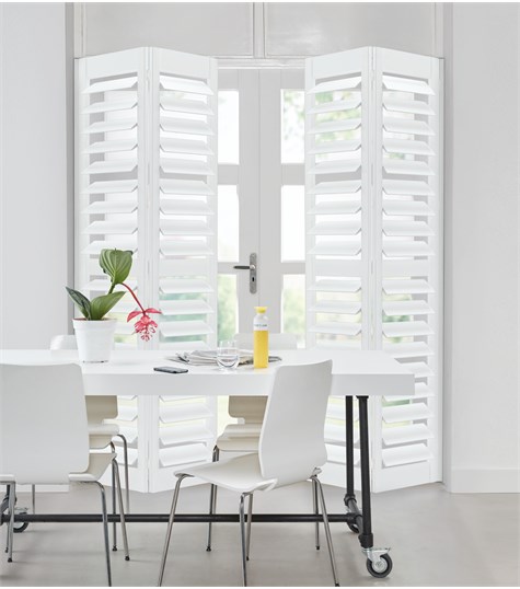 Witte Shutter Deco 114mm