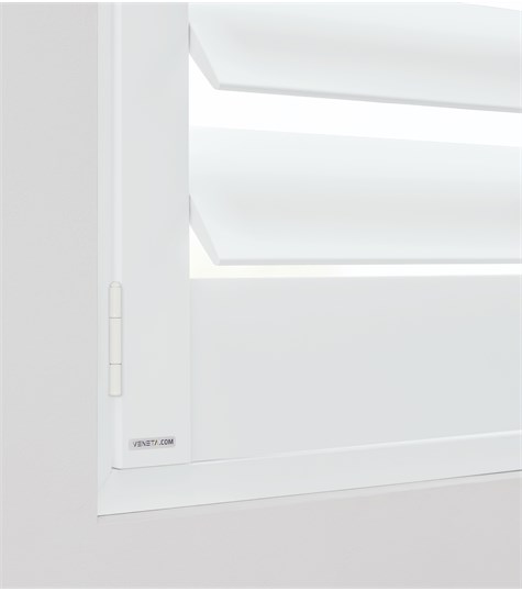 Witte Shutter Deco 114mm (Decorators White 63)