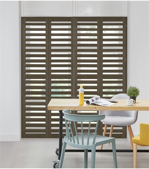 Zwarte Shutter 114mm Op Maat (Black NW1203 1203)