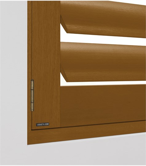 Bruine Shutter 114mm (Old Teak NW230 230)