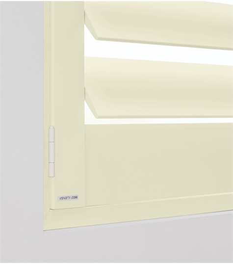 Witte Shutter 114mm (Natural Linen NW603 603)