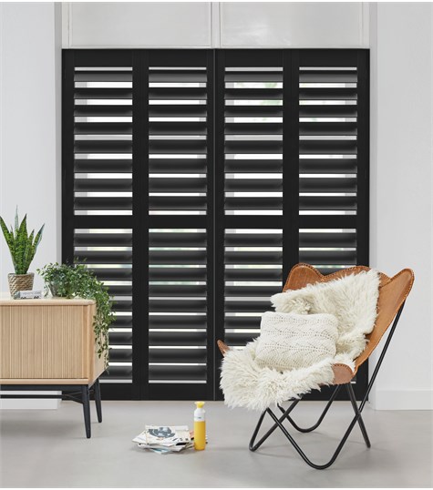Zwarte Shutter 114mm Op Maat (Classic Black 836)