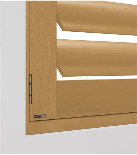 Bruine Shutter 114mm (French Oak NW862 862)