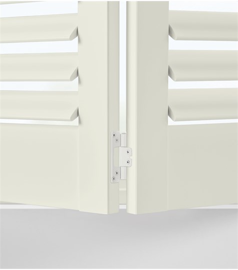 Witte Shutter Bright Wood Op Maat