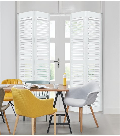 Witte Shutter Bright Wood 63mm