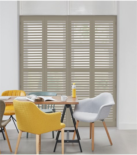 Bruine Shutter 63mm Op Maat (Brown Gray 51)