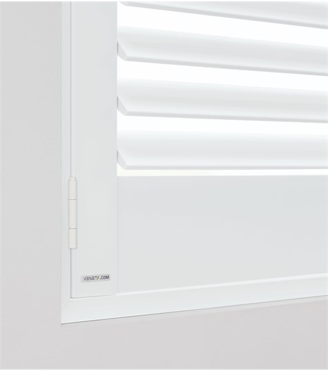 Witte Shutter Deco 63mm (Decorators White 63)