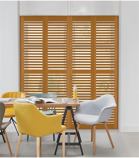 Bruine Shutter 63mm Op Maat (Red Oak NW227 227)