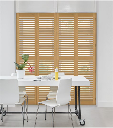 Bruine Shutter 63mm Op Maat (French Oak NW862 862)
