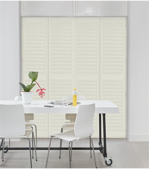Shutter Bright Wood 76mm (Bright White BW004 4)