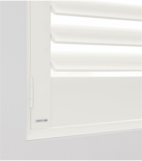 Witte Shutter 76mm (Silk White 3)