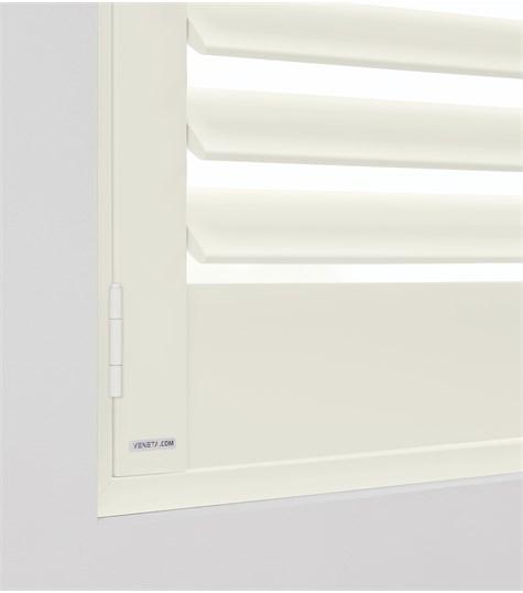 Witte Shutter 76mm (Bright White NW004 4)