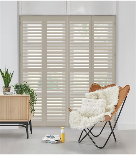 Grijze Shutter 76mm Op Maat (Stone Gray 49)