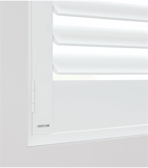 Witte Shutter Deco 76mm (Decorators White 63)