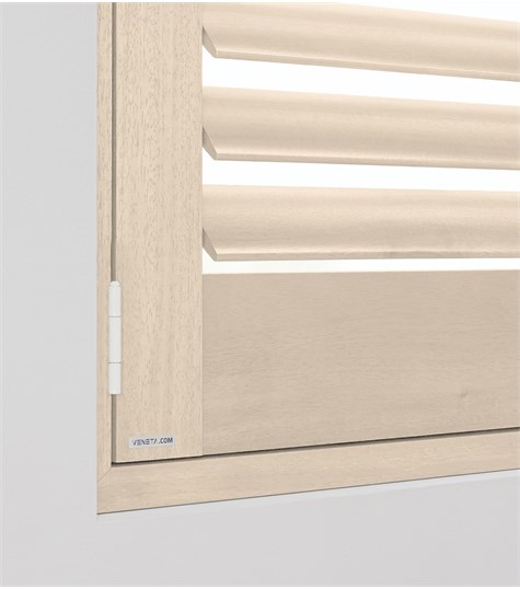 Witte Shutter 76mm (Limed White NW110 110)