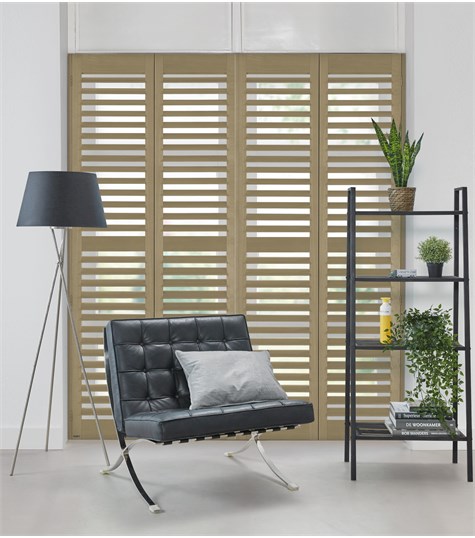 Grijze Shutter 76mm Op Maat (Granite Gray NW1111 1111)