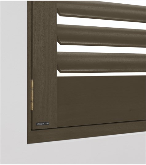 Zwarte Shutter 76mm (Black NW1203 1203)