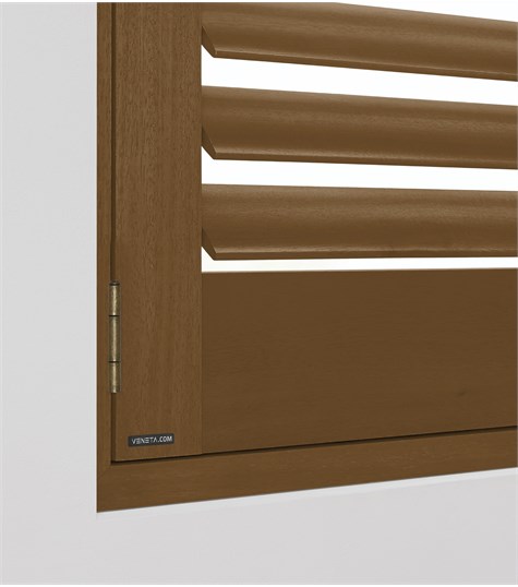Bruine Shutter 76mm (Cordovan NW215 215)