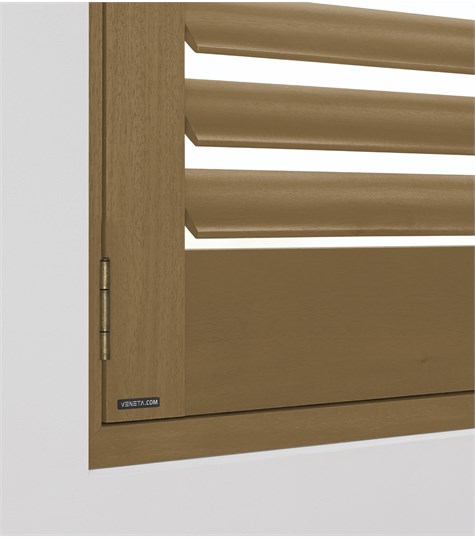 Bruine Shutter 76mm (New Ebony NW220 220)