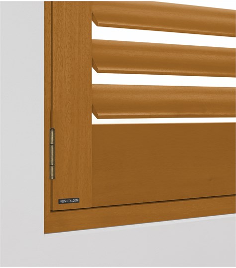 Bruine Shutter 76mm (Red Oak NW227 227)