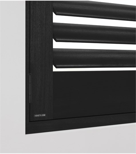 Zwarte Shutter 76mm (Matte Black NW246 246)