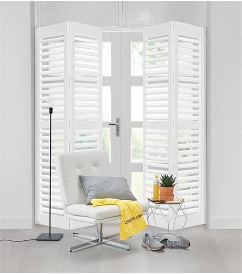 Witte Shutter 76mm