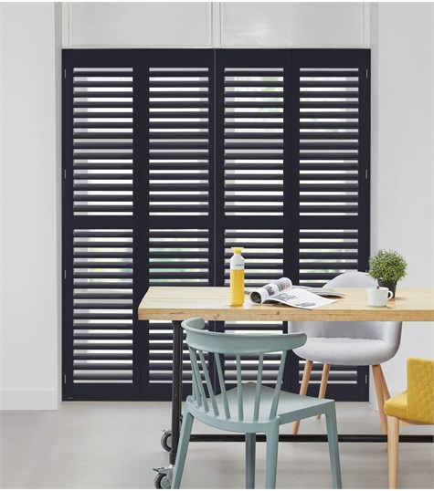 Blauwe Shutter 76mm Op Maat (Nautical Blue NW610 610)
