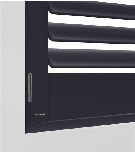 Blauwe Shutter 76mm (Nautical Blue NW610 610)
