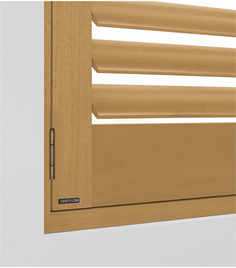 Bruine Shutter 76mm (French Oak NW862 862)