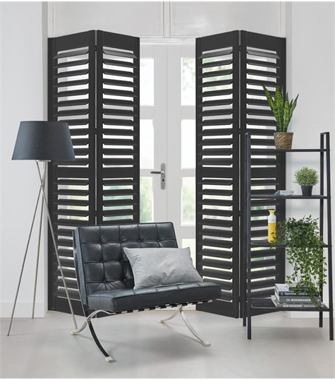 Grijze Shutter Woodlore Plus 76mm