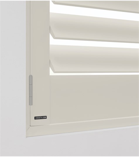 Grijze Shutter Woodlore Plus 76mm (Sea Mist 32)
