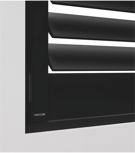 Zwarte Shutter Woodlore Plus 63mm (Classic Black 836)