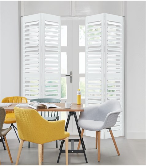 Witte Shutter Bright Wood 89mm