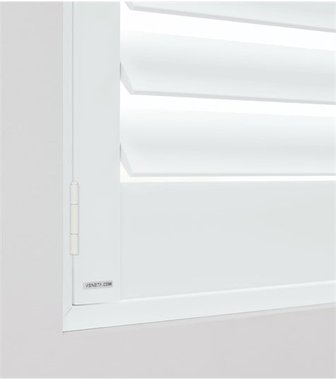 Witte Shutter Bright Wood 89mm (Aura White BW076 76)