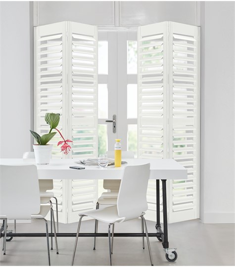 Witte Shutter Bright Wood 89mm