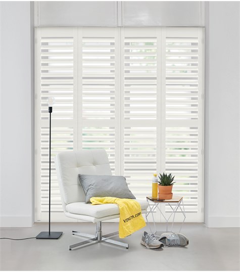 Witte Shutter 89mm Op Maat (Extra White NW002 2)
