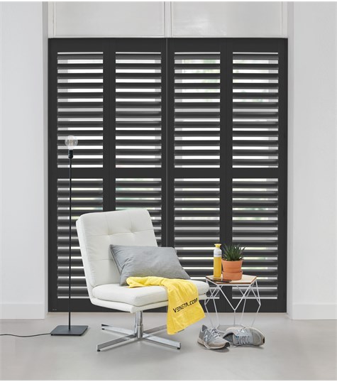 Grijze Shutter 89mm Op Maat (Gray Black NW017 17)