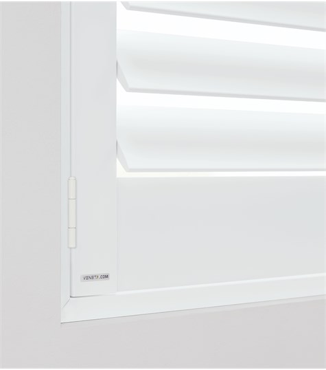 Witte Shutter Deco 89mm (Decorators White 63)