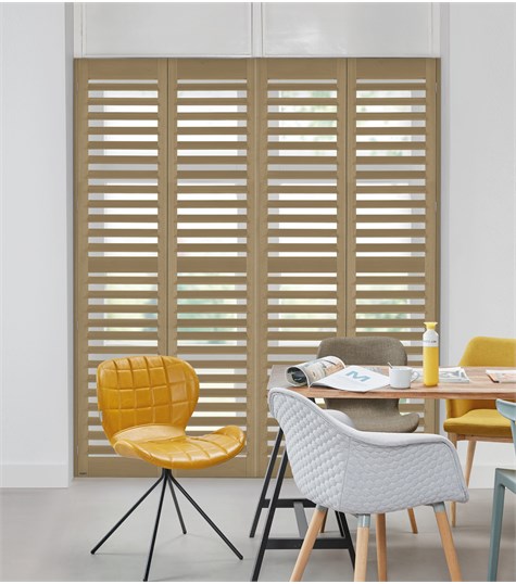 Grijze Shutter 89mm Op Maat (Rustic Gray NW108 108)