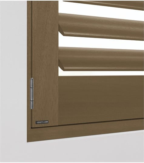 Bruine Shutter 89mm (Weathered Teak NW109 109)