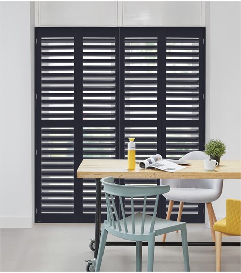 Blauwe Shutter 89mm Op Maat (Nautical Blue NW610 610)