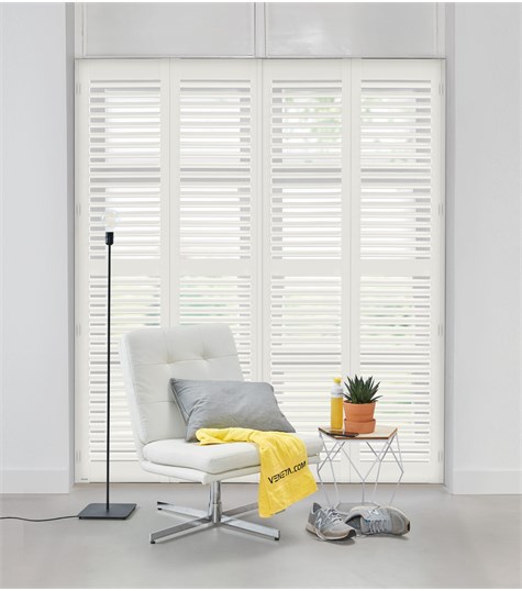 Witte Shutter 63mm Op Maat (Extra White NW002 2)