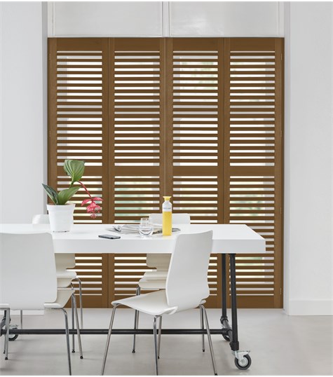 Bruine Shutter 63mm Op Maat (Cordovan NW215 215)
