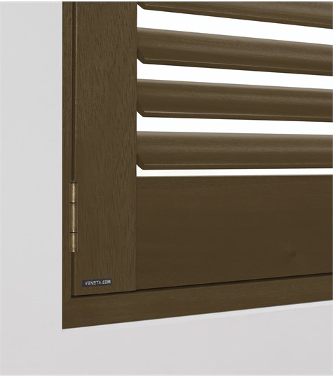 Bruine Shutter 63mm (Black Walnut NW221 221)
