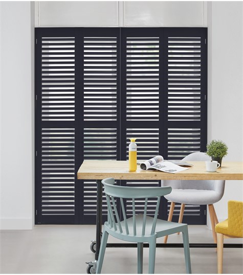 Blauwe Shutter 63mm Op Maat (Nautical Blue NW610 610)